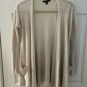 American Eagle Longline Cardigan With Pockets